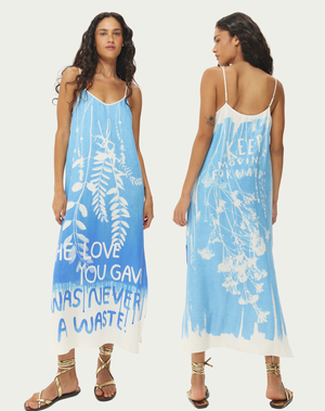 robe olivia Camisole Linen Dress - ME369