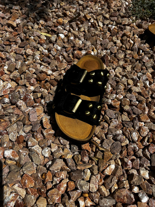 Sandale noire - VIRGINIE DARLING