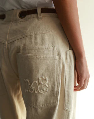 Pantalon Juno Tapered Leg With Rope Belt -ME369