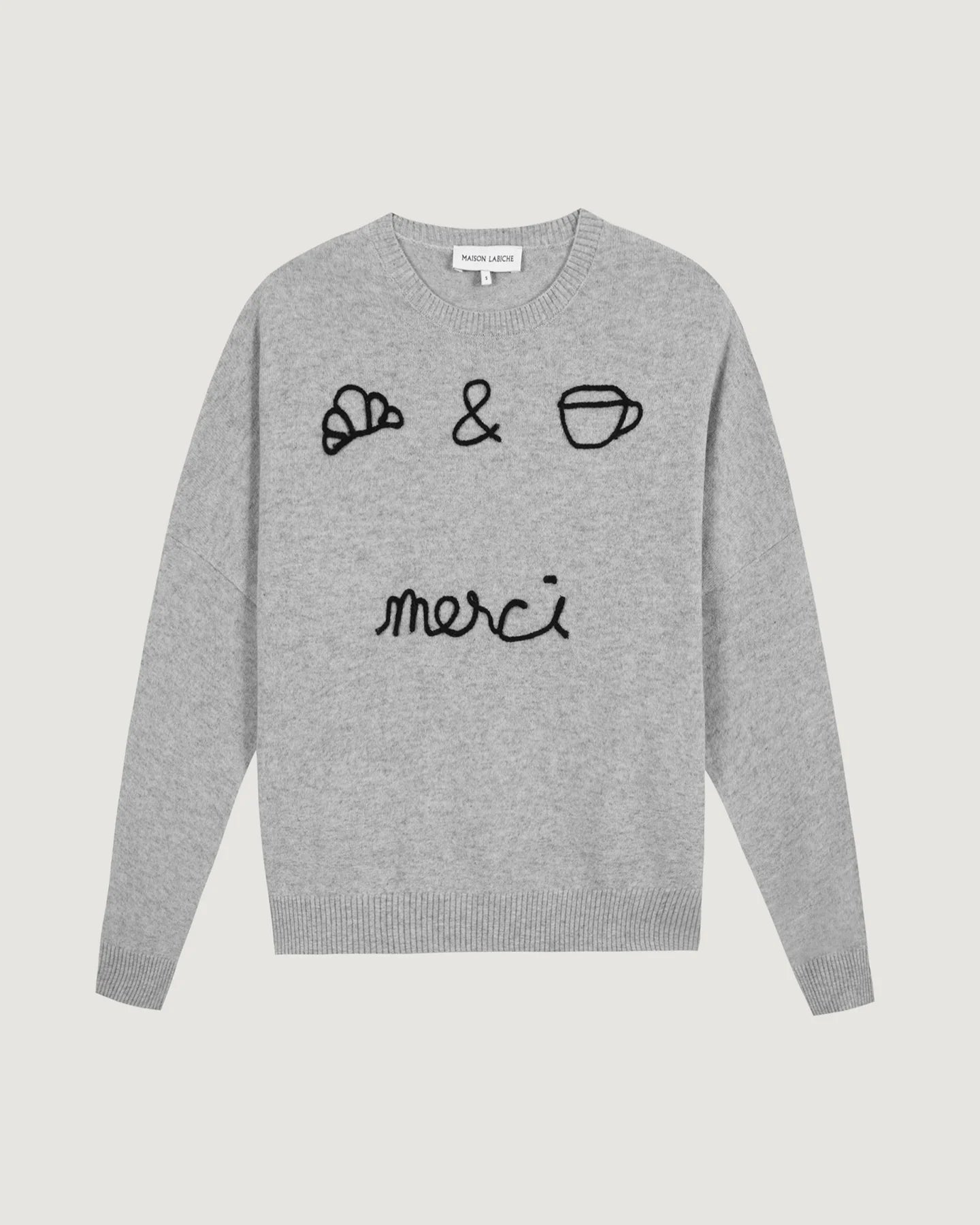 Pull en cachemire CAFE CROISSANT - Maison LaBiche