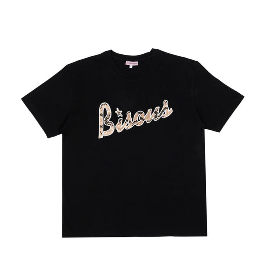 T-shirt Lounge Snake Black - Bisous Skateboards