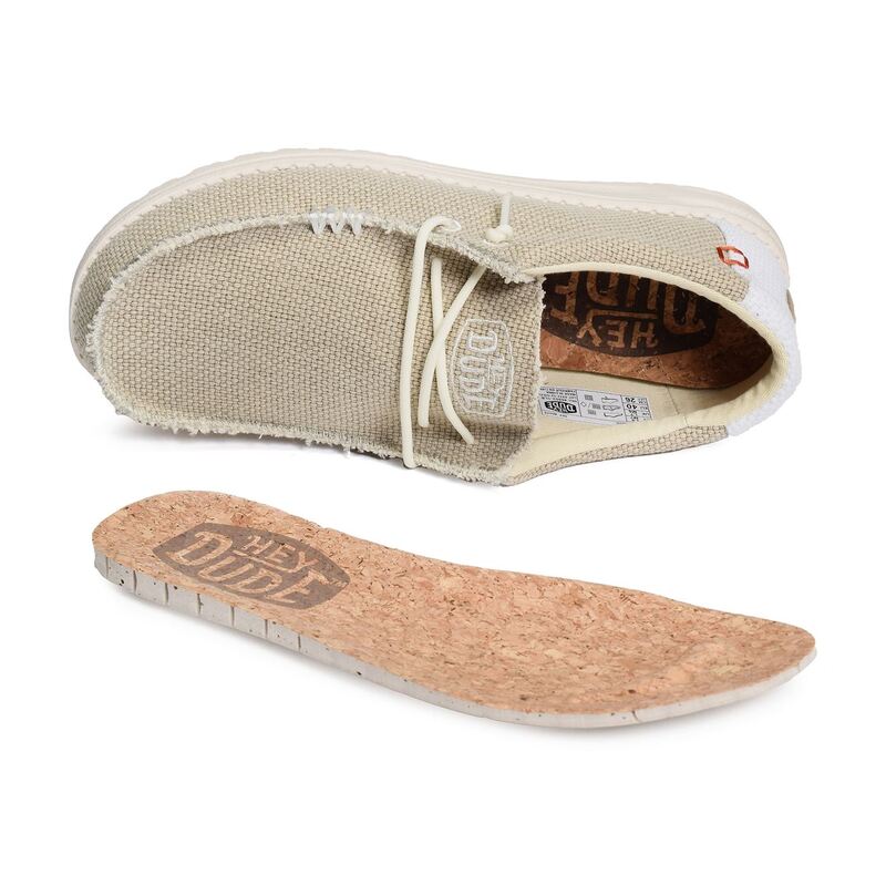 DUDEWALLY BRAIDED Blanc Beige